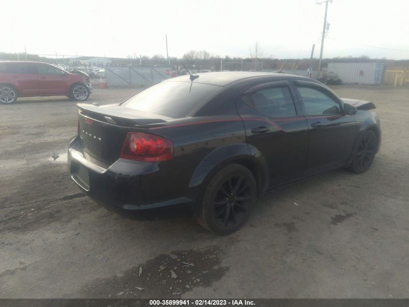 2013 DODGE AVENGER SXT - 1C3CDZCG5DN757083