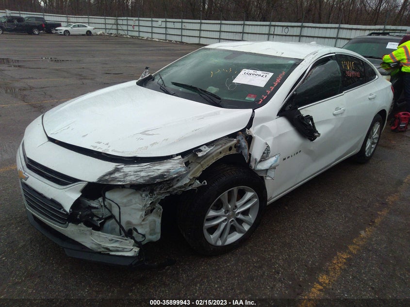 VIN 1G1ZE5ST5HF166142 2017 CHEVROLET MALIBU LT