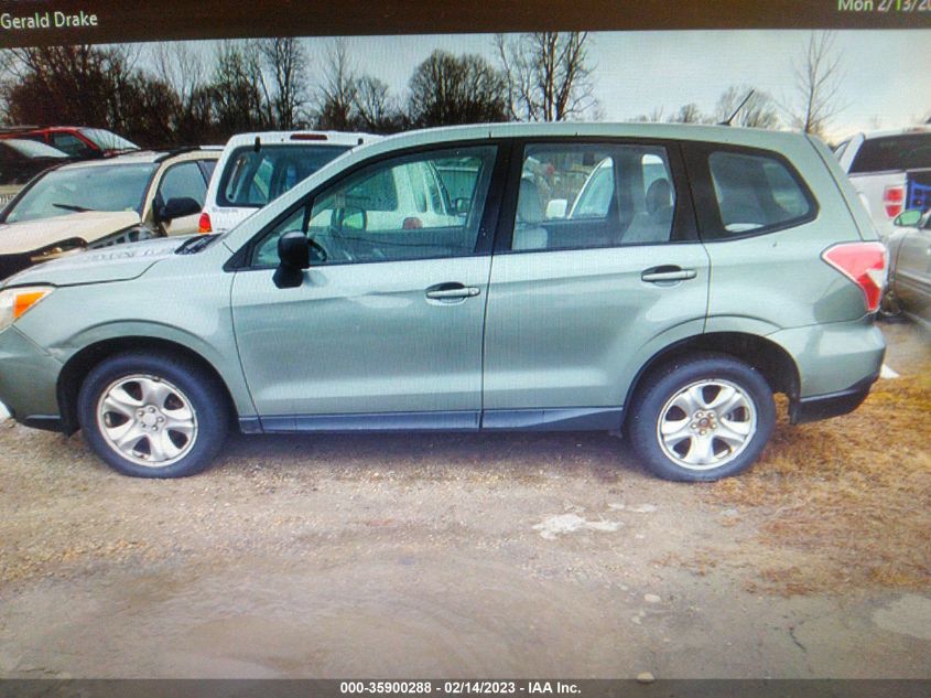 2014 SUBARU FORESTER 2.5I - JF2SJAAC8EH438490