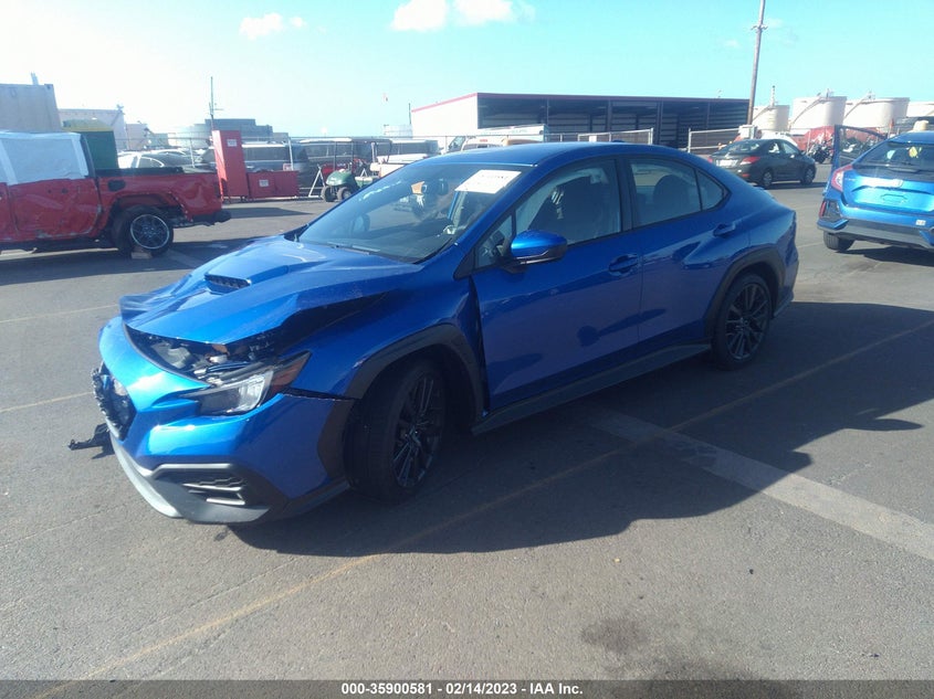 VIN JF1VBAF6XN9017446 2022 SUBARU WRX PREMIUM
