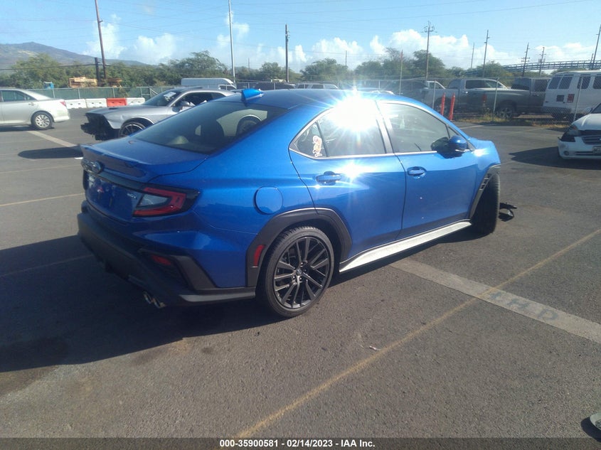 VIN JF1VBAF6XN9017446 2022 SUBARU WRX PREMIUM