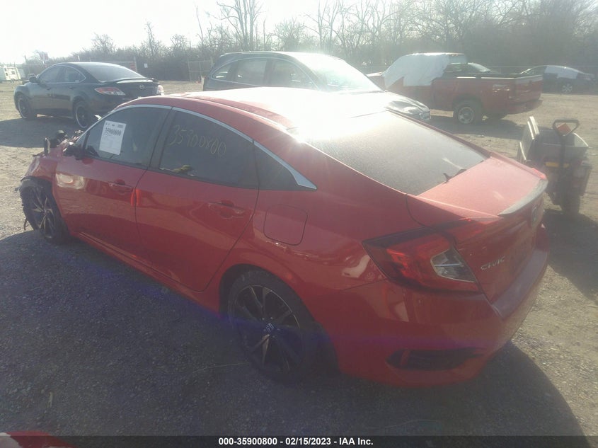 VIN 2HGFC2F88LH521320 2020 HONDA CIVIC SEDAN SPORT