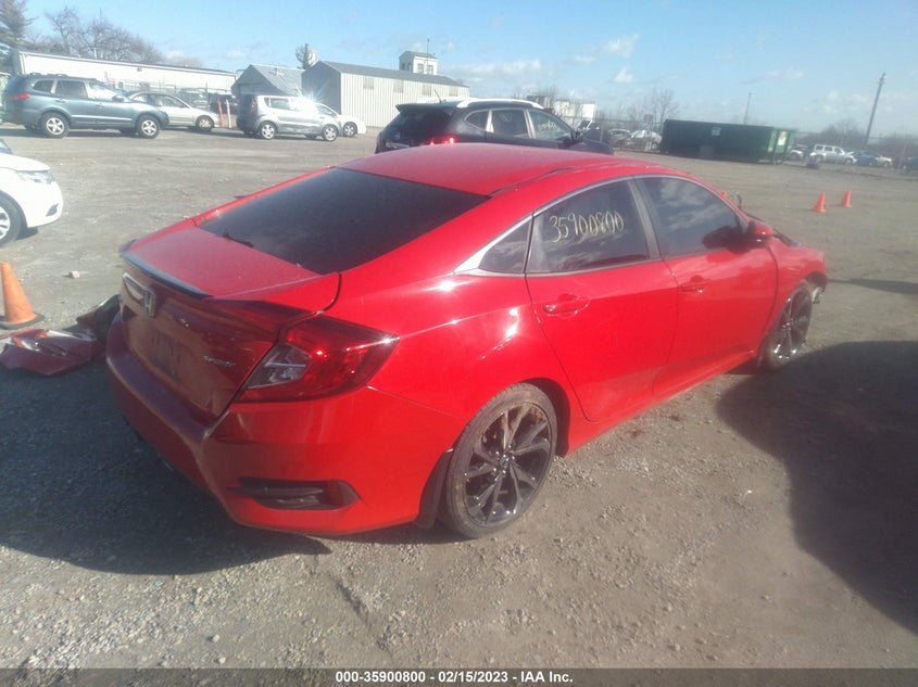 VIN 2HGFC2F88LH521320 2020 HONDA CIVIC SEDAN SPORT