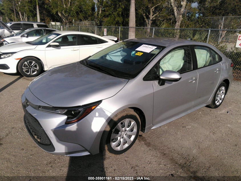 VIN JTDEPMAE9MJ173566 2021 TOYOTA COROLLA LE
