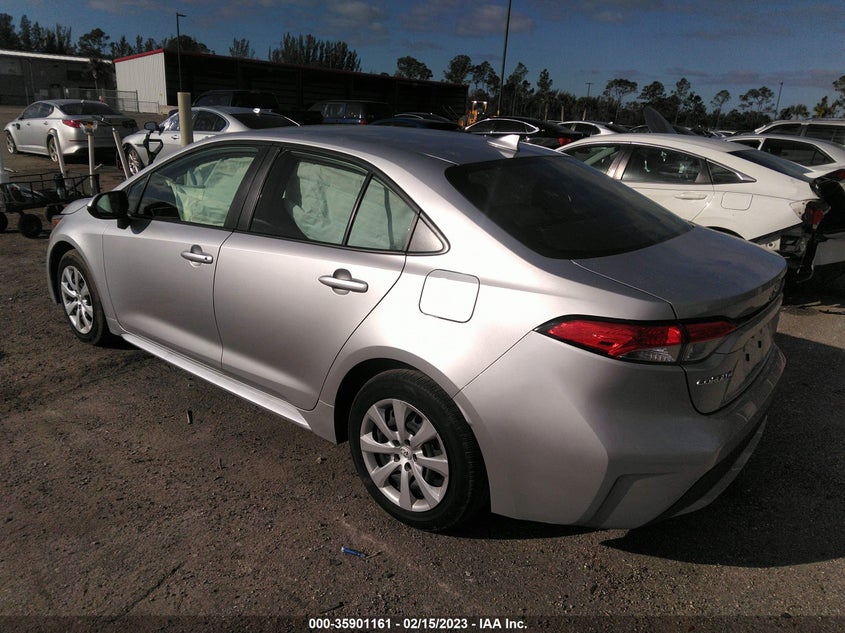 VIN JTDEPMAE9MJ173566 2021 TOYOTA COROLLA LE