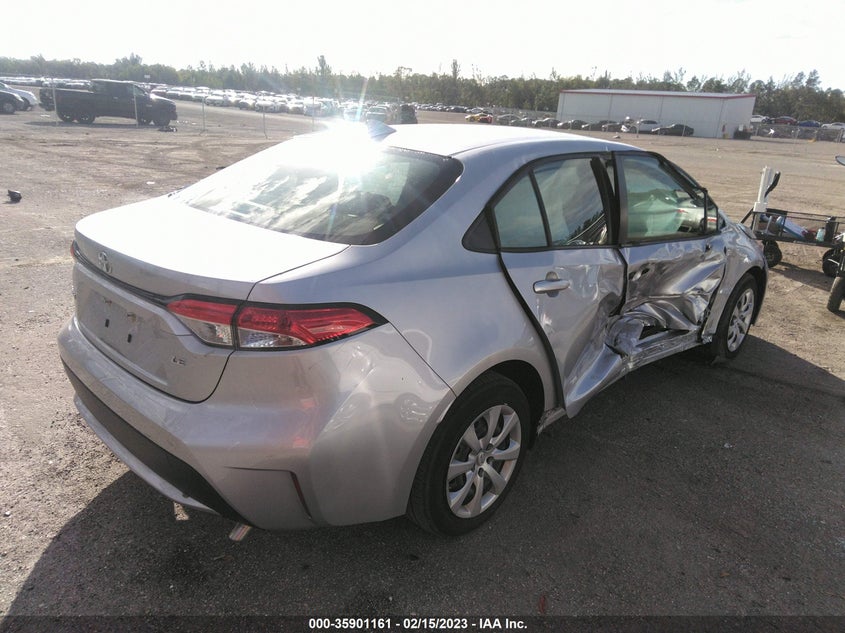 VIN JTDEPMAE9MJ173566 2021 TOYOTA COROLLA LE