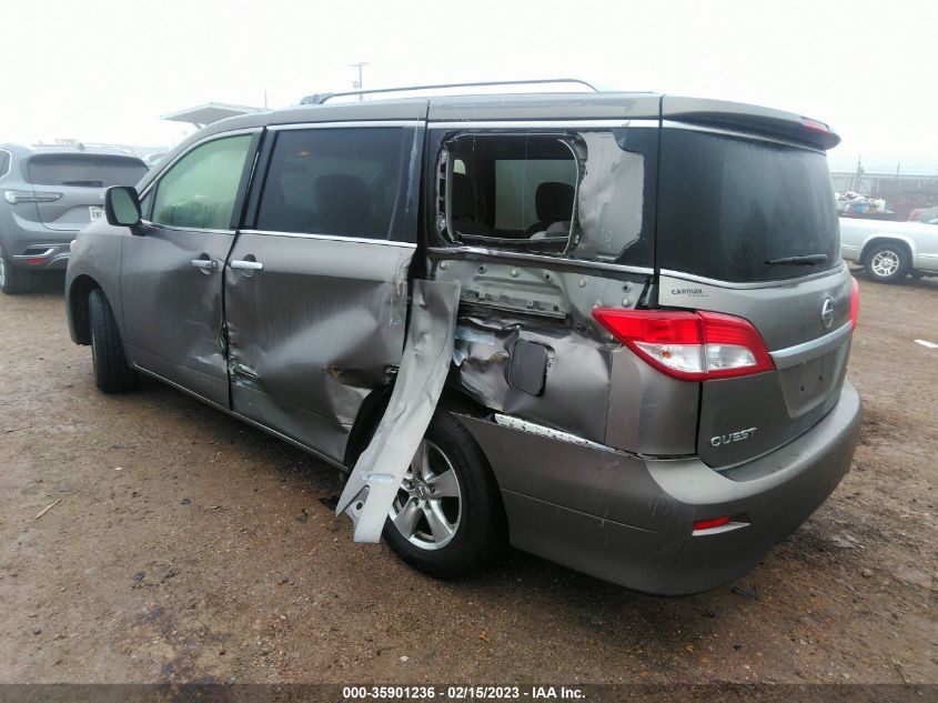 2016 NISSAN QUEST SV/S/PLATINUM/SL - JN8AE2KP5G9152863