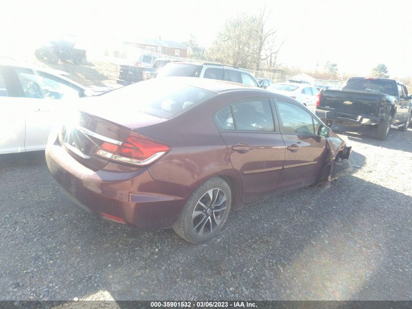 2013 HONDA CIVIC SDN EX - 2HGFB2F87DH529901