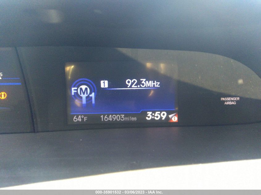 2013 HONDA CIVIC SDN EX - 2HGFB2F87DH529901