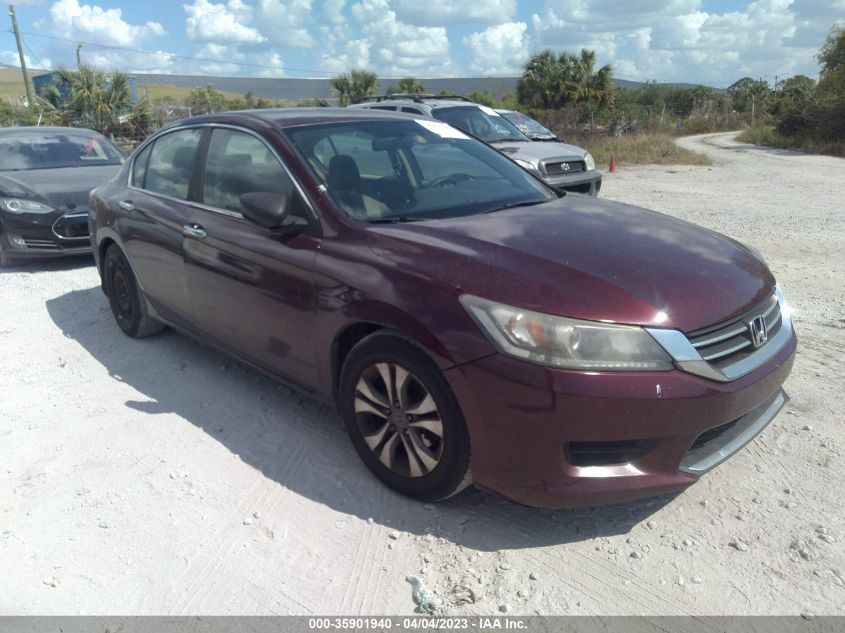 2014 HONDA ACCORD SEDAN LX - 1HGCR2F36EA203834