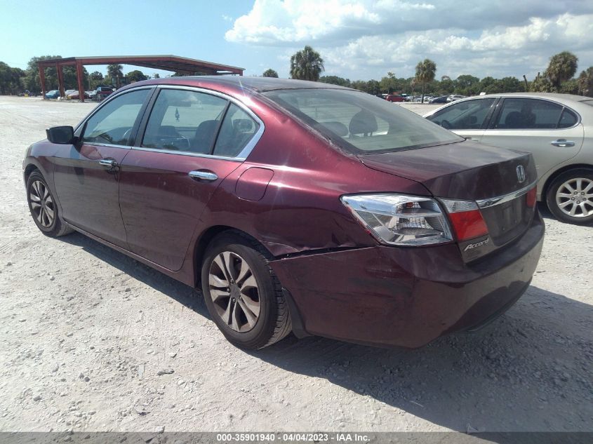 2014 HONDA ACCORD SEDAN LX - 1HGCR2F36EA203834