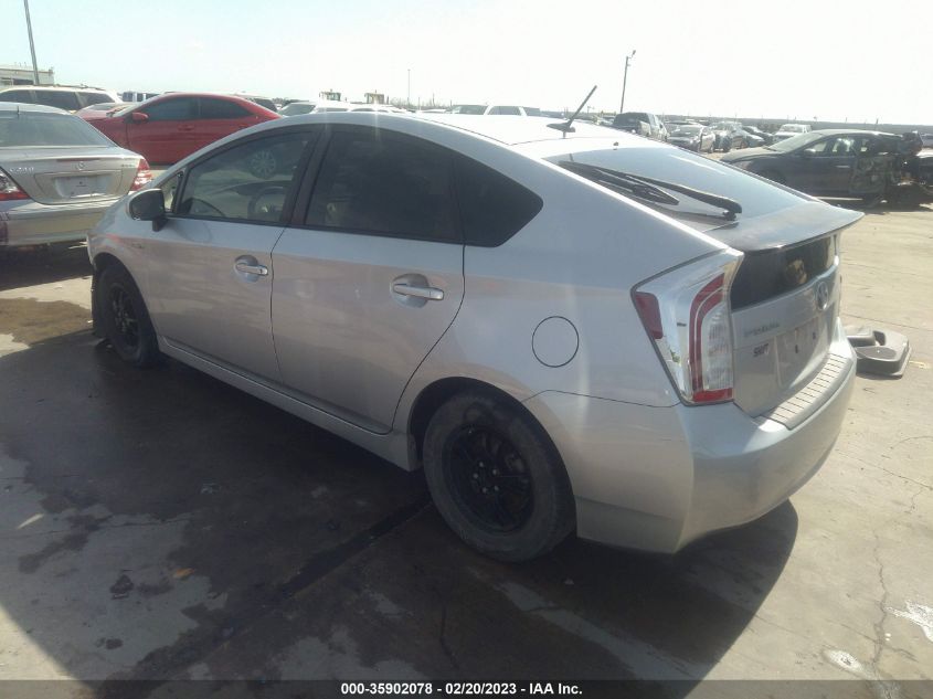 2014 TOYOTA PRIUS FOUR/FIVE/THREE/ONE/TWO - JTDKN3DU2E0379034