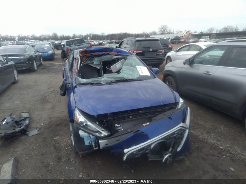 2022 HYUNDAI IONIQ HYBRID BLUE - KMHC65LC1NU283289