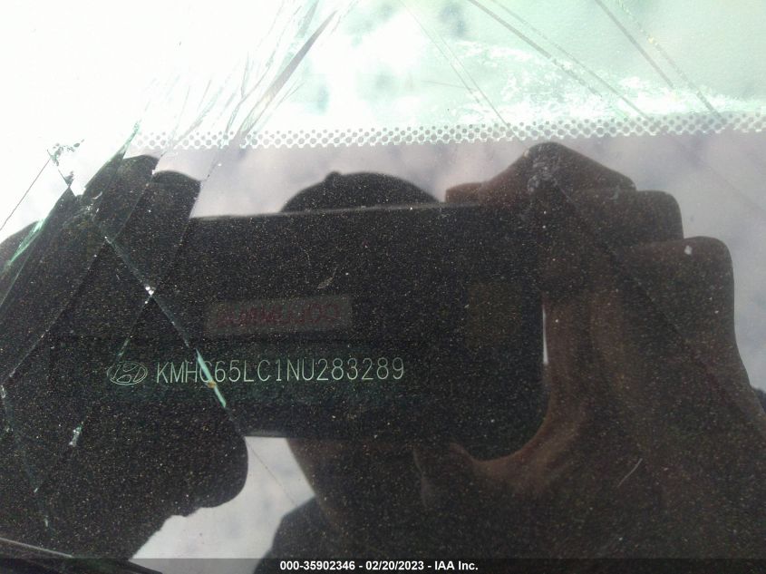 2022 HYUNDAI IONIQ HYBRID BLUE - KMHC65LC1NU283289