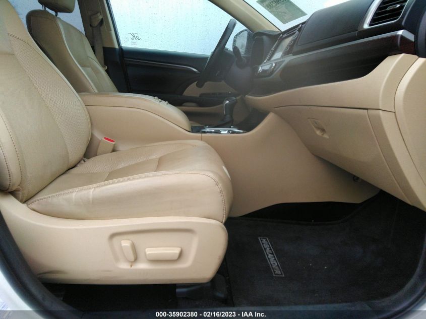 2014 TOYOTA HIGHLANDER HYBRID LIMITED 5TDDCRFH8ES006837