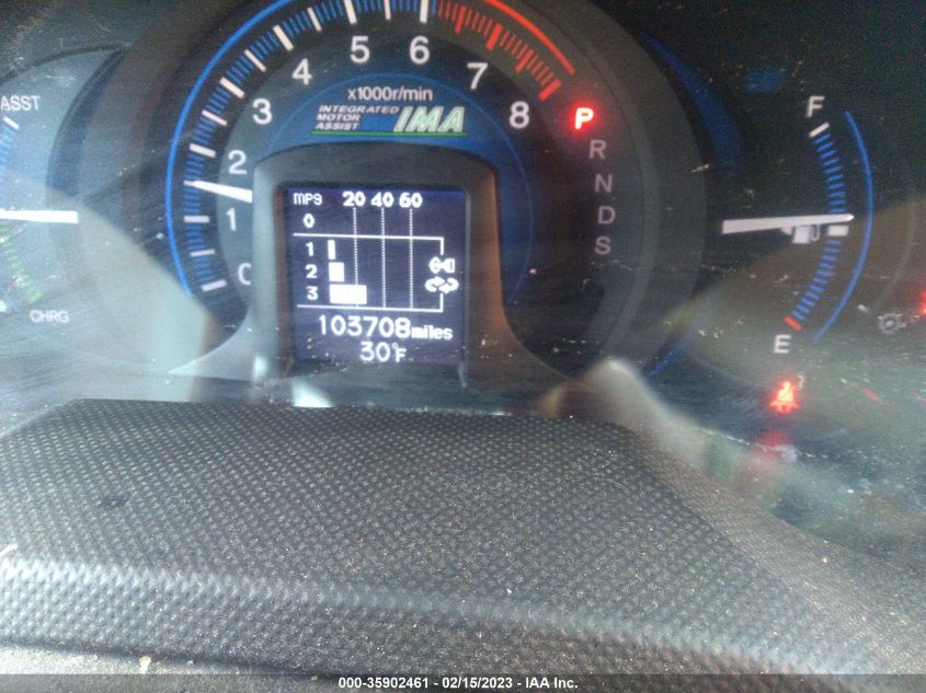 2013 HONDA INSIGHT EX - JHMZE2H71DS002578