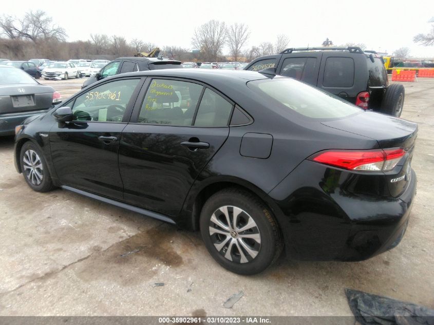 2020 TOYOTA COROLLA HYBRID LE - JTDEBRBE4LJ026712