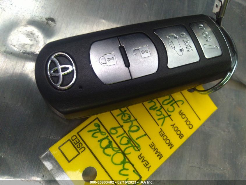 2019 TOYOTA YARIS SEDAN L/LE/XLE 3MYDLBYV8KY505718