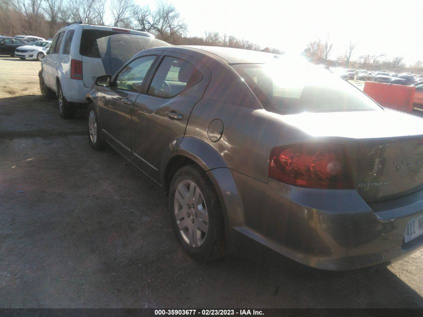 2013 DODGE AVENGER SE - 1C3CDZAB1DN590101
