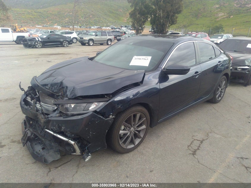 VIN 19XFC1F36ME205117 2021 HONDA CIVIC SEDAN EX