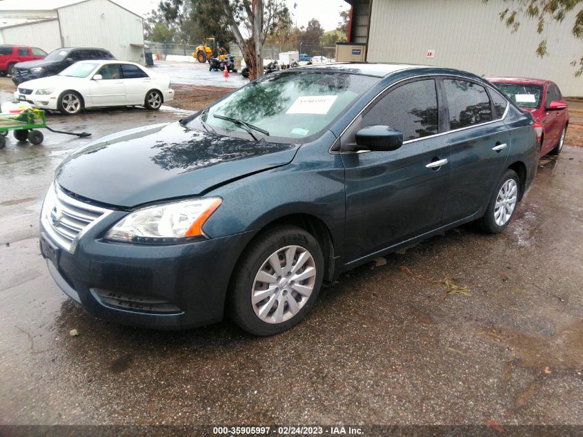2014 NISSAN SENTRA S/FE+ S/SV/FE+ SV/SR/SL - 1N4AB7AP4EN854976