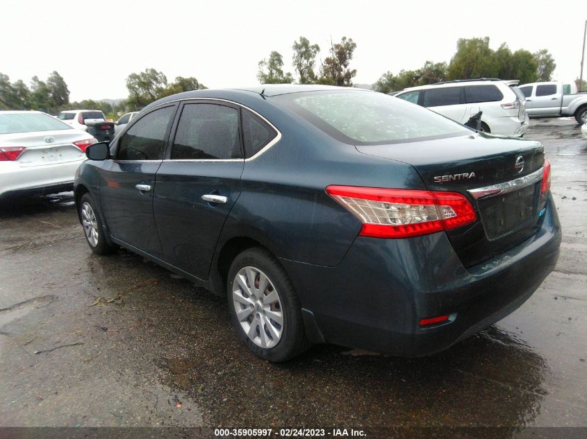 2014 NISSAN SENTRA S/FE+ S/SV/FE+ SV/SR/SL - 1N4AB7AP4EN854976