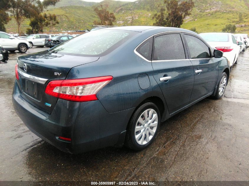 2014 NISSAN SENTRA S/FE+ S/SV/FE+ SV/SR/SL - 1N4AB7AP4EN854976