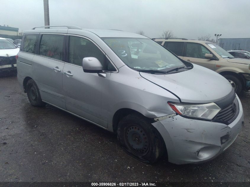 2014 NISSAN QUEST S - JN8AE2KP4E9101013
