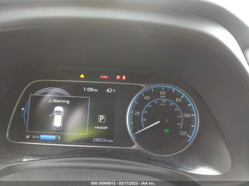 2020 NISSAN LEAF S - 1N4AZ1BPXLC309641