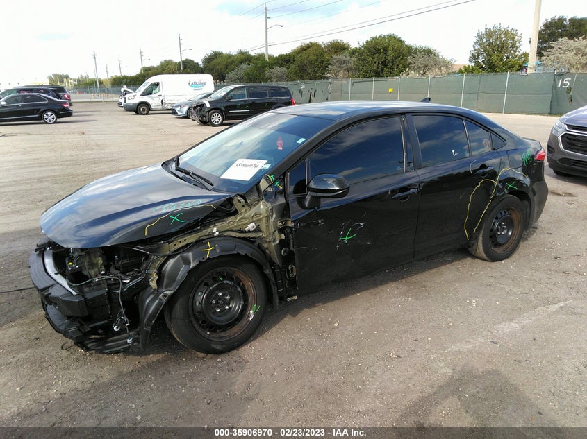 VIN 5YFEPMAE7MP261270 2021 TOYOTA COROLLA LE