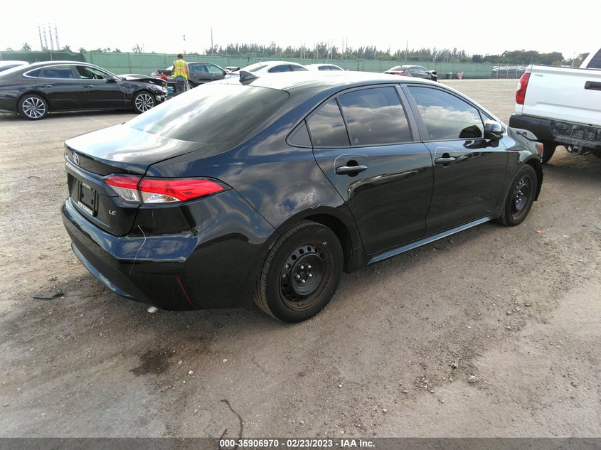 VIN 5YFEPMAE7MP261270 2021 TOYOTA COROLLA LE
