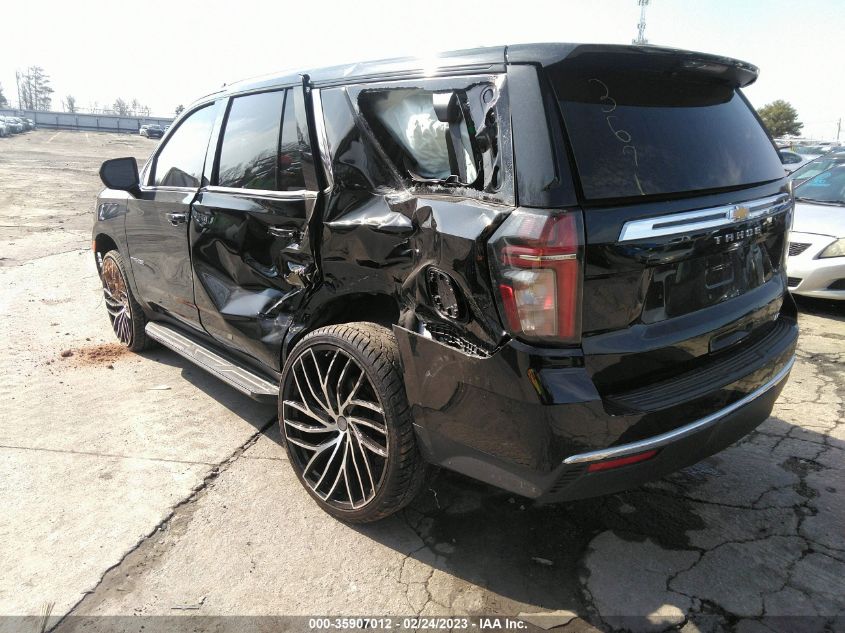 2021 CHEVROLET TAHOE LT - 1GNSKNKD9MR103619