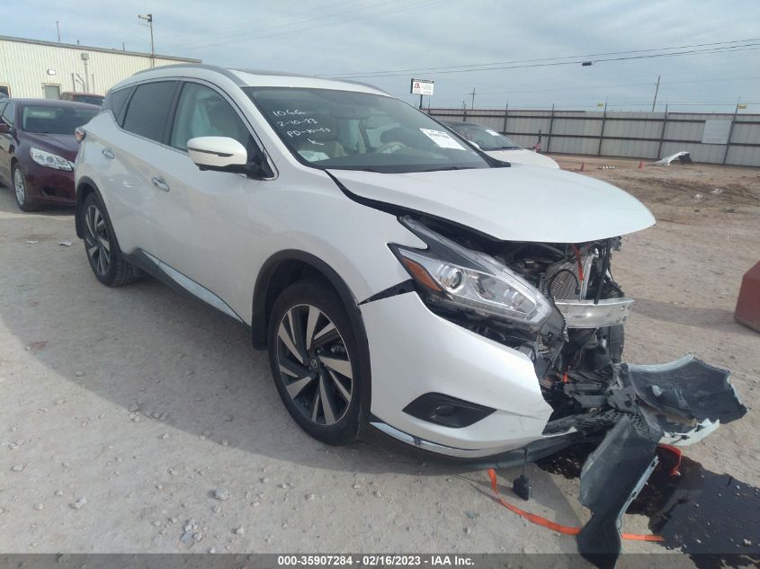 2016 NISSAN MURANO PLATINUM - 5N1AZ2MG6GN131066