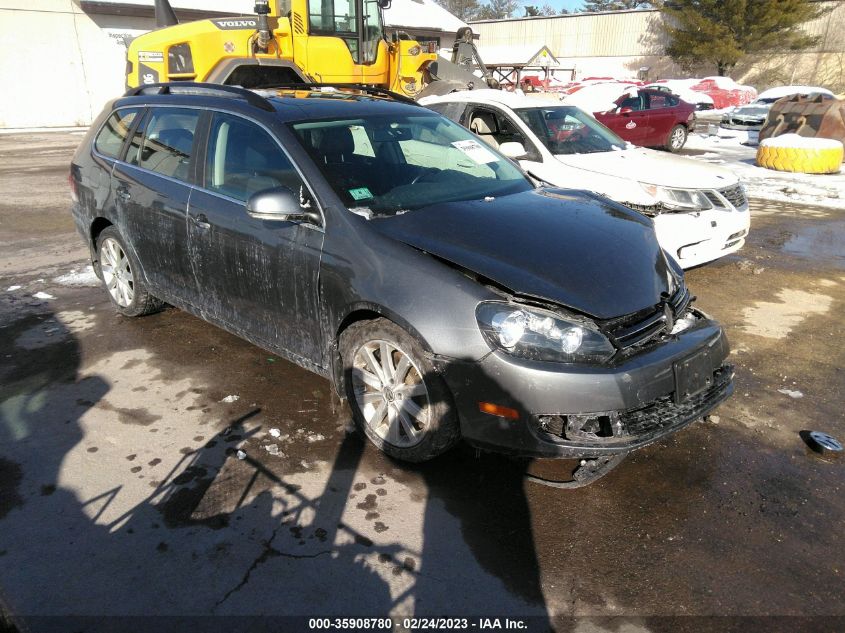 2014 VOLKSWAGEN JETTA SPORTWAGEN TDI W/SUNROOF - 3VWML7AJ1EM603422