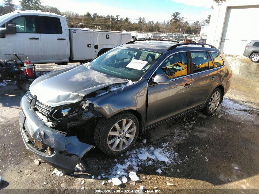 2014 VOLKSWAGEN JETTA SPORTWAGEN TDI W/SUNROOF - 3VWML7AJ1EM603422