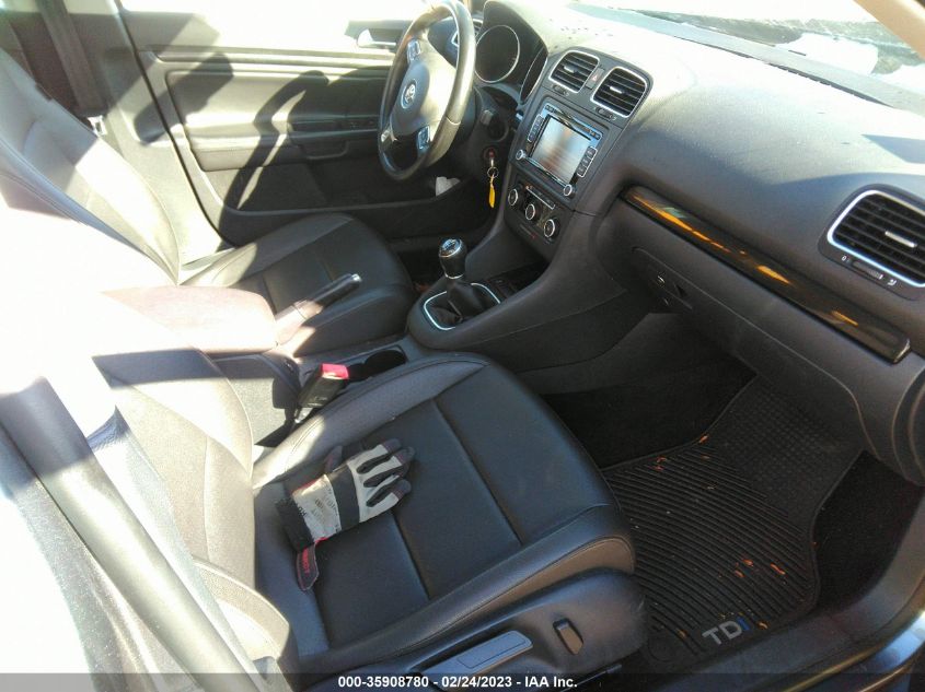 2014 VOLKSWAGEN JETTA SPORTWAGEN TDI W/SUNROOF - 3VWML7AJ1EM603422