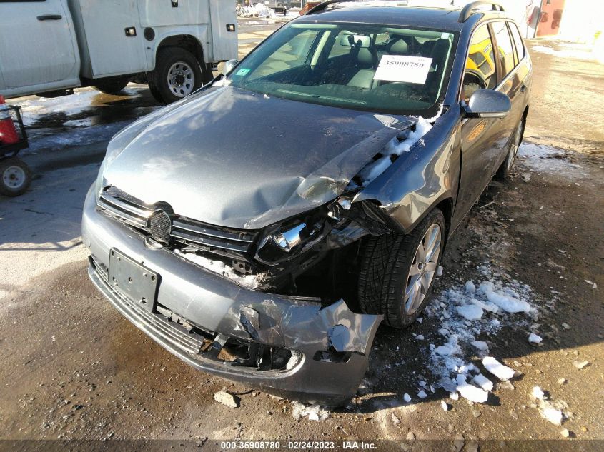 2014 VOLKSWAGEN JETTA SPORTWAGEN TDI W/SUNROOF - 3VWML7AJ1EM603422