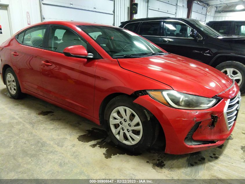 2017 HYUNDAI ELANTRA SE - 5NPD74LF9HH200491