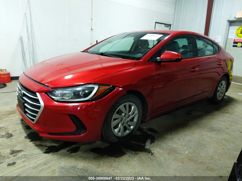 2017 HYUNDAI ELANTRA SE - 5NPD74LF9HH200491