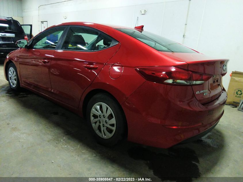 2017 HYUNDAI ELANTRA SE - 5NPD74LF9HH200491