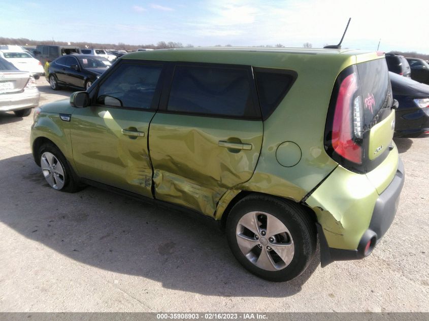 2015 KIA SOUL BASE - KNDJN2A29F7795647