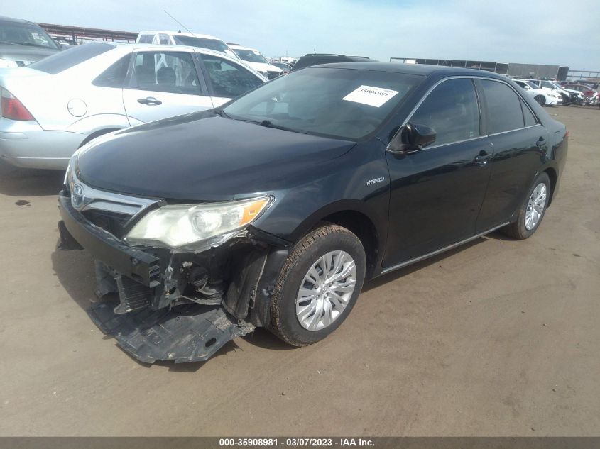 2013 TOYOTA CAMRY HYBRID LE/XLE - 4T1BD1FK7DU070102