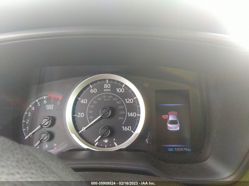 VIN 5YFEPMAEXMP157629 2021 TOYOTA COROLLA LE