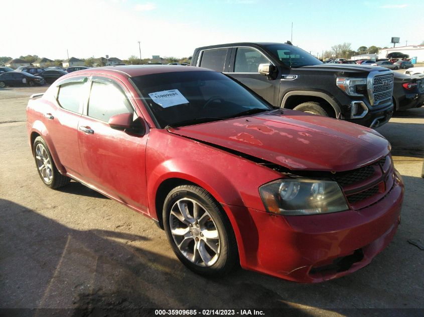 2013 DODGE AVENGER R/T - 1C3CDZBG9DN526382