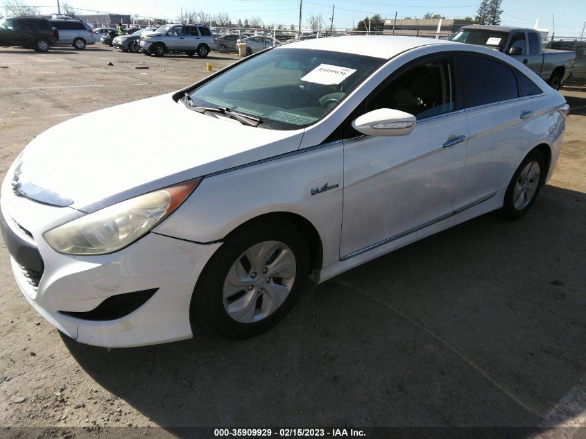 2013 HYUNDAI SONATA HYBRID - KMHEC4A48DA075045