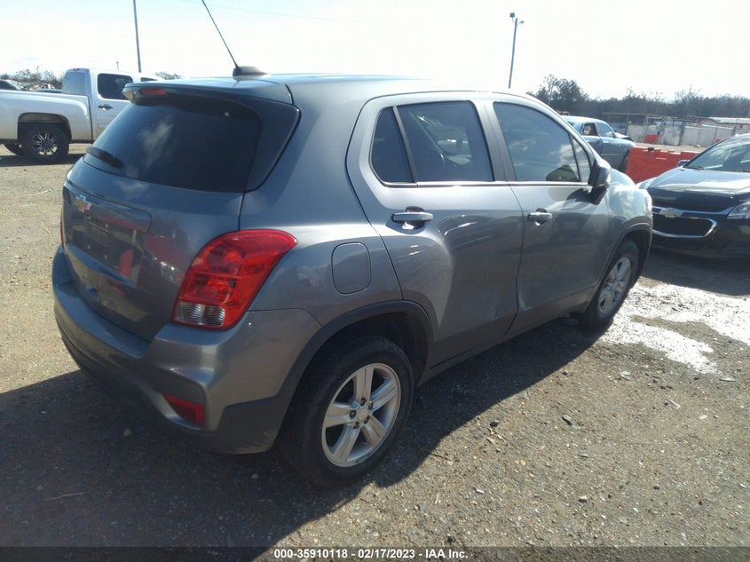 VIN 3GNCJKSB4LL180781 2020 CHEVROLET TRAX LS