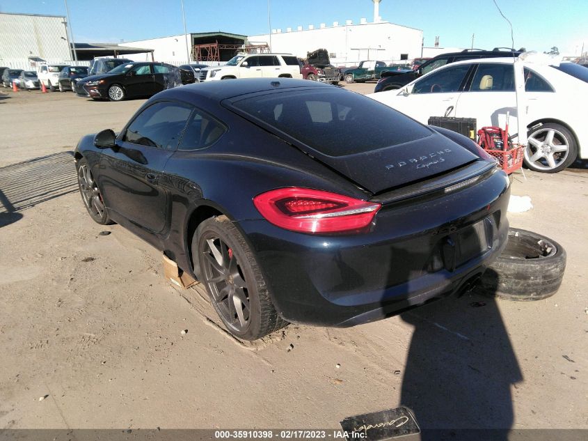 2014 PORSCHE CAYMAN S WP0AB2A89EK192366
