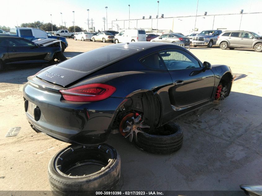 2014 PORSCHE CAYMAN S WP0AB2A89EK192366