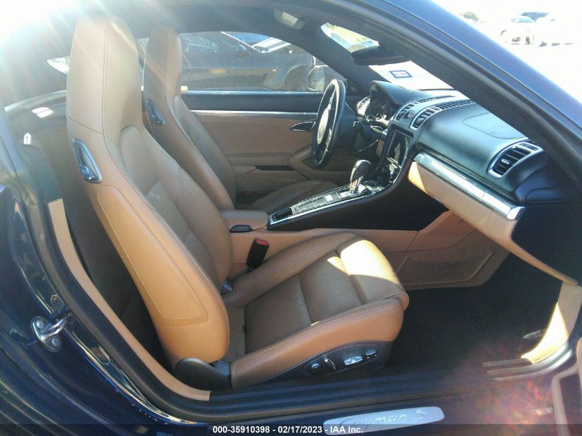 2014 PORSCHE CAYMAN S WP0AB2A89EK192366