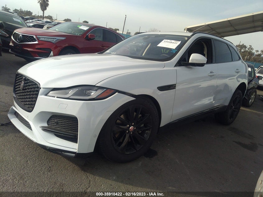 VIN SADCJ2EXXMA674219 2021 JAGUAR F-PACE S